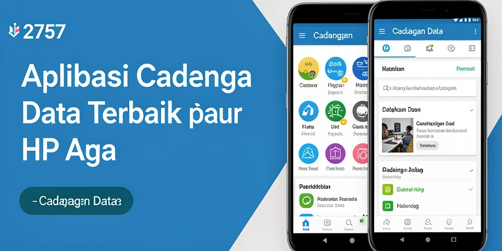 Screenshot aplikasi 2757 menunjukkan halaman utama yang sederhana dan fungsional.