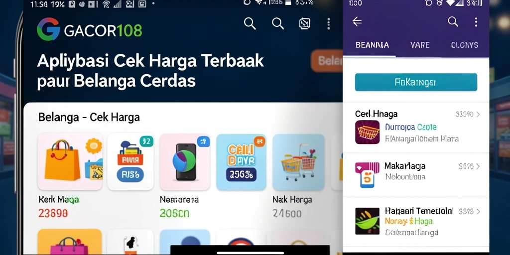 Antarmuka GACOR108 yang menarik dengan fitur Cek Harga.